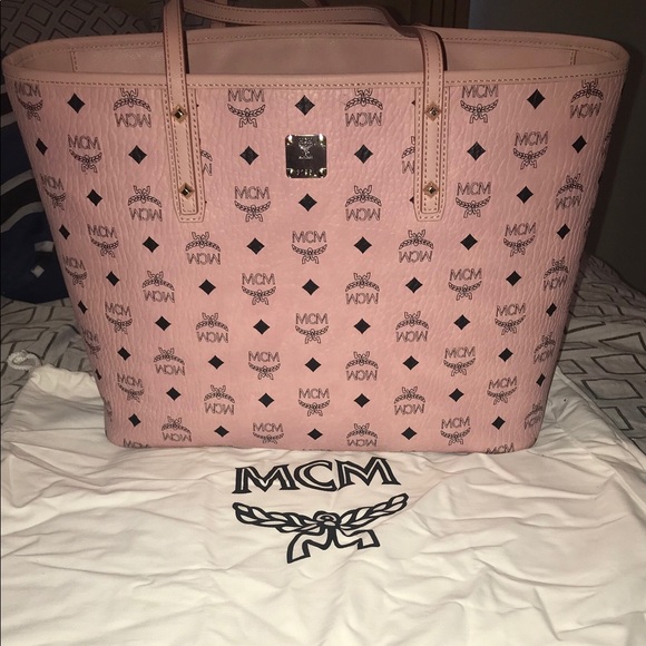MCM Handbags - MCM Reversible Tote w/small pouch